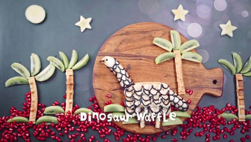 Dinosaur Waffle